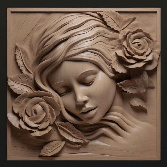 نموذج ثلاثي الأبعاد لآلة CNC 3D Art 